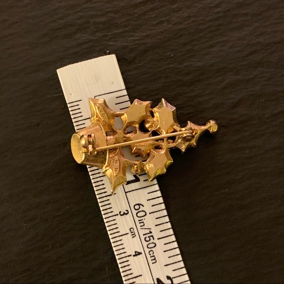 Avon 2003 Christmas Holly Tree Pin Brooch - Picture 7 of 8